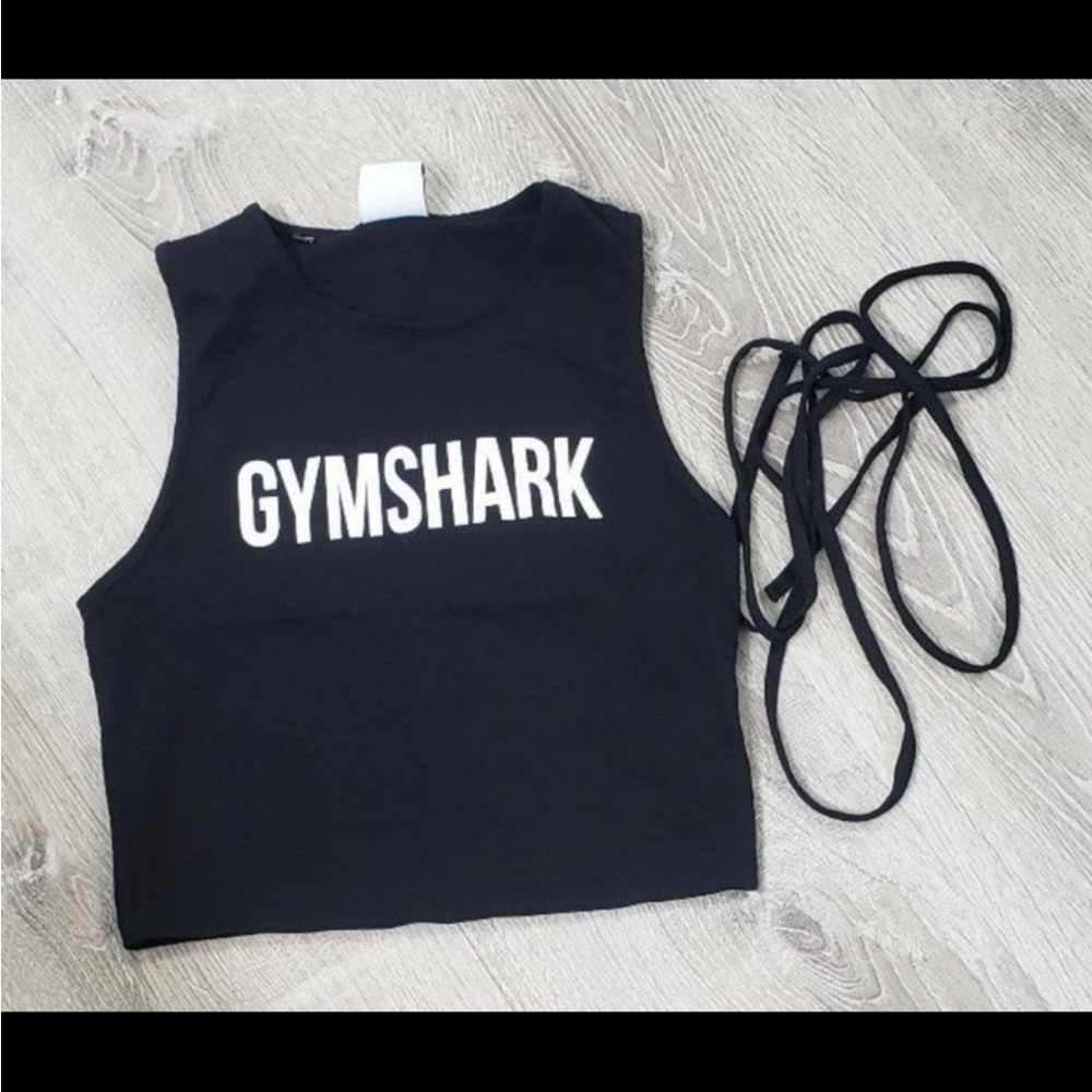 GYMSHARK Black Wrap Around Small Tie